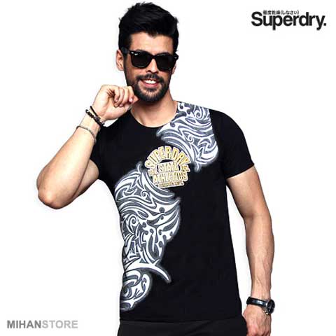خرید تی شرت مردانه طرح Superdry