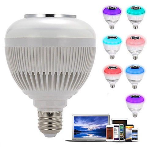 خرید لامپ هوشمند و اسپیکر بلوتوث کنترل دار