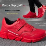 خرید کفش مردانه اکو Ecco مدل سوپر برند Super Brand رنگ قرمز
