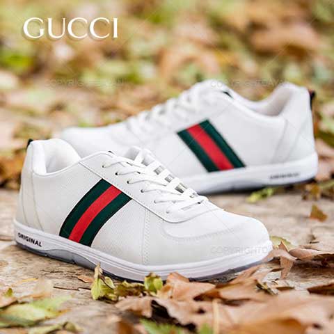 خرید کفش مردانه Gucci مدل K1104 رنگ سفید