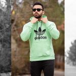 خرید سوئیشرت مردانه Adidas مدل T6002 رنگ سبز